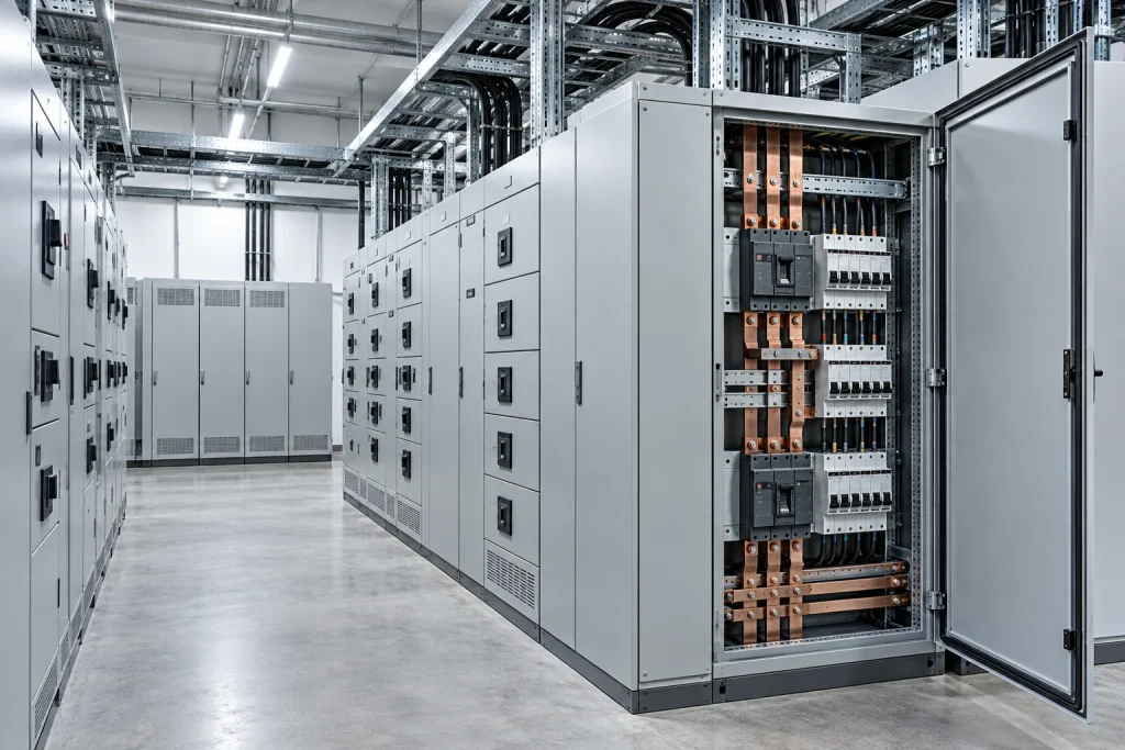 Phòng tủ điện phân phối hạ thế trong nhà xưởng